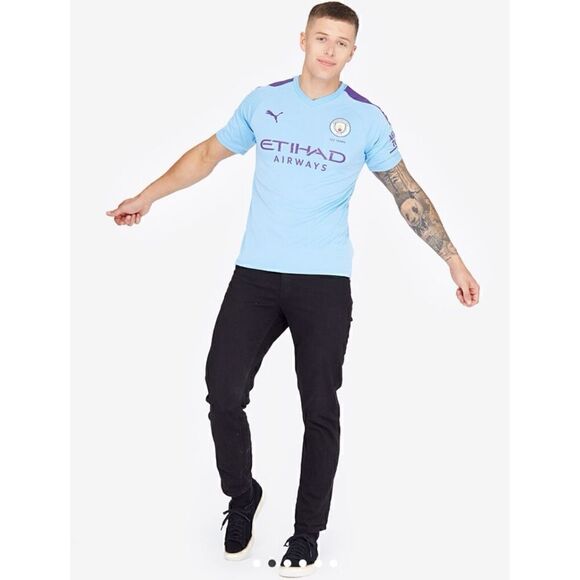 PUMA 2019-20 MANCHESTER CITY
HOME JERSEY Size L NWT - Picture 3 of 6